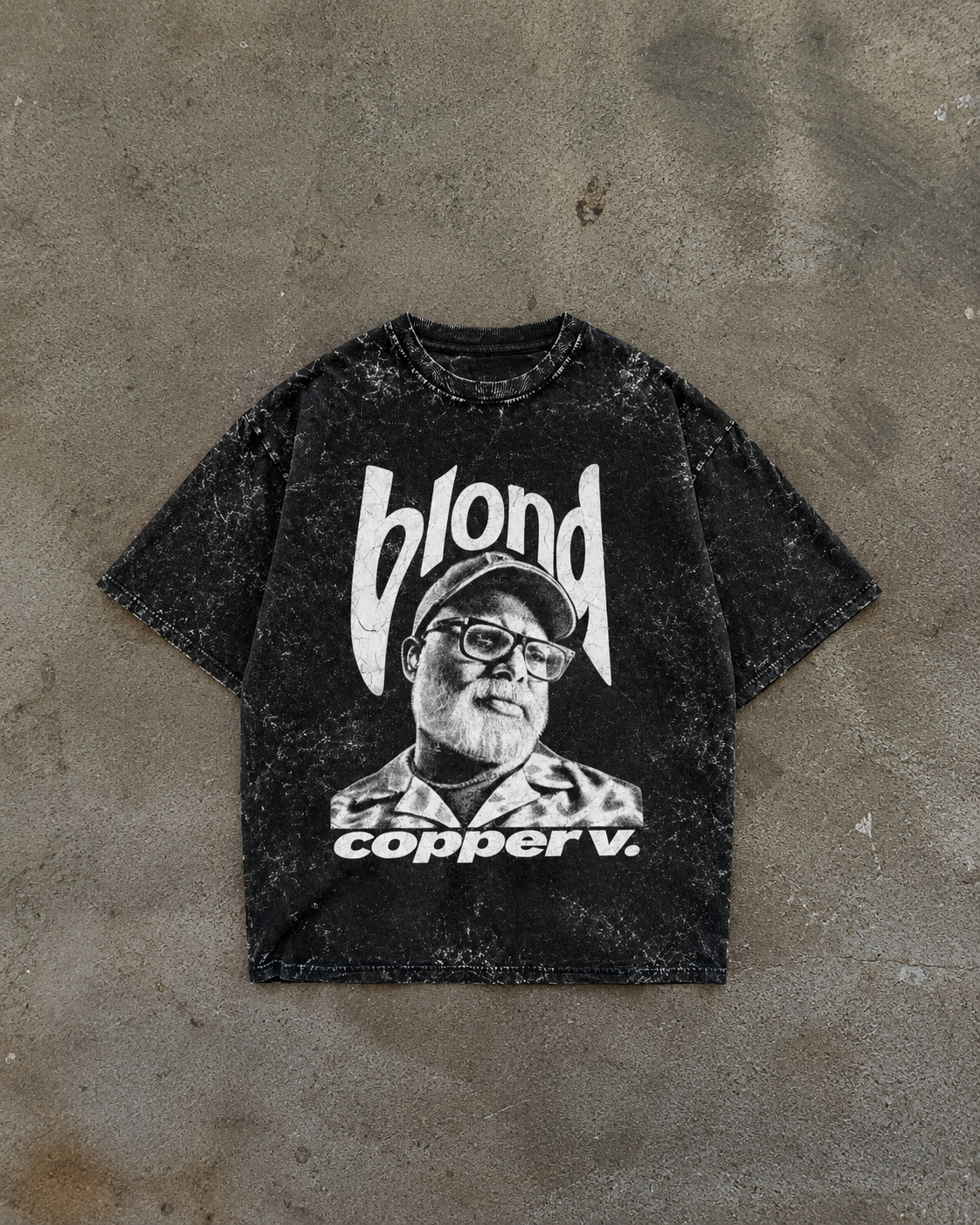BLOND X COPPER V ACID WASHED